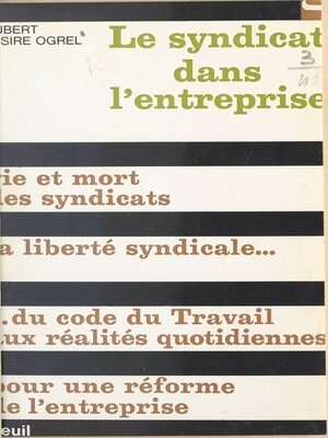 cover image of Le syndicat dans l'entreprise
